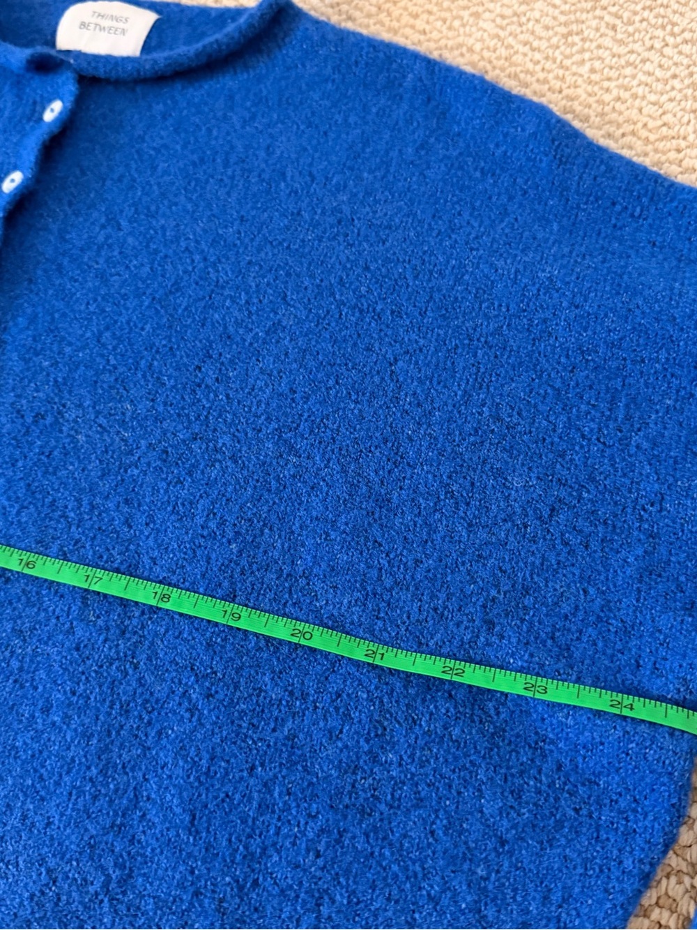 Things Between Blue Cardigan - Picture 4 of 6